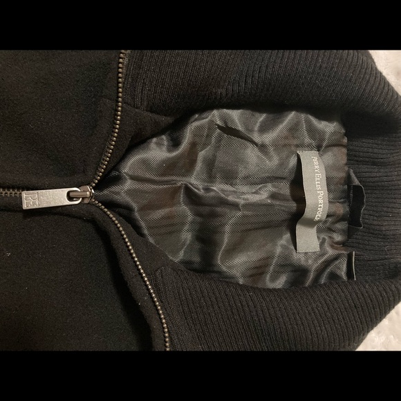 Black Wool Coat - Picture 2 of 10